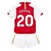 Günstige Arsenal Jorginho Frello #20 Babykleidung Heim Fussballtrikot Kinder 2023-24 Kurzarm (+ kurze hosen)